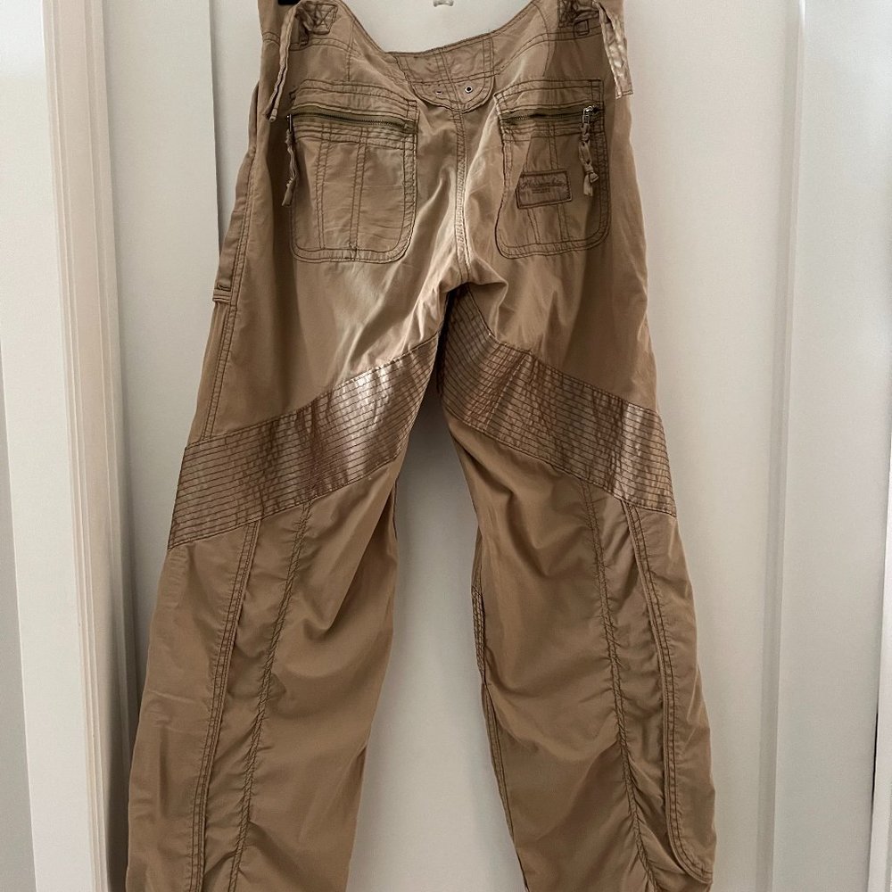 Utility Cargo pants, camel, roomy size 4, Abercrombie